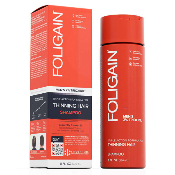 Фолігейн від випадіння волосся для чоловіків з 2% триоксидилом