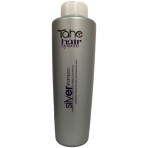 Tahe Hair System Silver Shampoo для седых, белых, мелированных волос 1000 мл